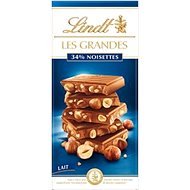 LINDT Les Grandes Milk Hazelnut 150 g - Čokoláda