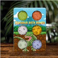 BAYLIS & HARDING Dinosaurus Sada šumivých koulí - Jantar 6 × 45 g - Cosmetic Gift Set