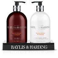 BAYLIS & HARDING Hand Care Set 2 pcs - Black Pepper & Ginseng 600 ml - Men's Cosmetic Set