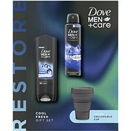 DOVE Men+Care Cool Fresh összecsukható pohárral 400 ml - Férfi kozmetikai szett