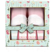 BAYLIS & HARDING Gift set of body care and slippers Rose, Poppy & Vanilla 100 ml - Cosmetic Gift Set