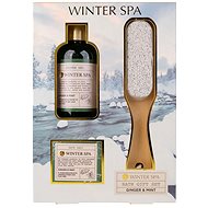 ACCENTRA Winter Spa with pumice stone with wooden handle 150 ml - Cosmetic Gift Set