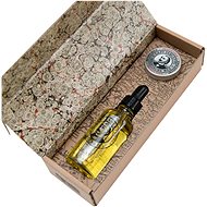 CAPTAIN FAWCETT Gift Set Private Stock Beard Oil & Moustache Wax 65 ml - Men's Cosmetic Set