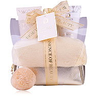 ACCENTRA Salsa Essence of Beauty with pompom orange 260 ml - Cosmetic Gift Set