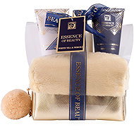 ACCENTRA Salsa Essence of Beauty with pompom blue 260 ml - Cosmetic Gift Set