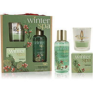 ACCENTRA Winter Spa se skleněným svícnem Zimní ovoce 100 ml  - Cosmetic Gift Set