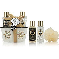 ACCENTRA Winter Glamour v plechovém kbelíku Vanilka a pižmo 200 ml - Cosmetic Gift Set