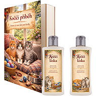 BOHEMIA GIFTS Kniha Kočičí příběh 500 ml - Cosmetic Gift Set