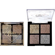 PARISAX 4 Creamy Glitter Eyeshadow Palette - Cosmetic Gift Set