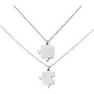VUCH Silver Puzzle - Necklace