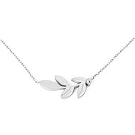 VUCH Silver Big Leaf - Necklace