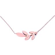 VUCH Rose Gold Big Leaf - Necklace