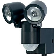 GEV Solar LED light with motion detector 000858, black - Lamp