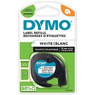 Ribbon DYMO LETRATAG, 91221, S0721660, white / black, 12 mm - TZ Tape 