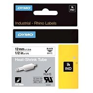 Dymo labeling shrink tubing Rhino, S0718300, 12mm, white / black - TZ Tape 