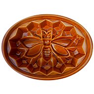 Baking mould Bábovka, bee, 18 × 26 × 9 cm, honey colour - Baking Mould