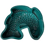Baking mould Fish, 21 × 7 cm, petrol colour - Baking Mould