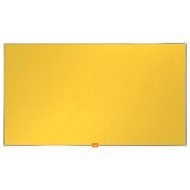 NOBO 40"/89x50cm Textile, Yellow - Notice-board