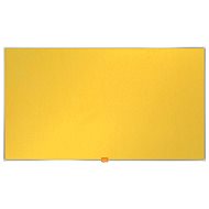 NOBO 40"/89x50cm Textile, Yellow - Notice-board