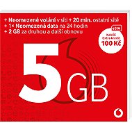 Vodafone Předplacenka 5 GB (eSIM) - SIM Card