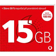 Vodafone Předplacenka 15 GB - SIM Card