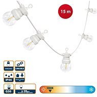 Outdoor light chain PS067 with 20 white bulbs - Light Chain