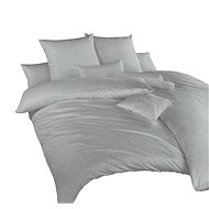 Dadka crepe grey Uni 140 × 200, 70 × 90 cm - Bed Linen