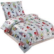 Jahu microflannel Gnome 140 × 200, 70 × 90 cm - Bed Linen