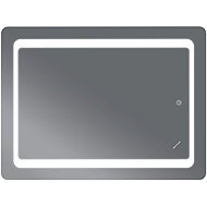 MIXXUS Mirror with LED lighting, anti-fog function and brightness control, MR09-80×60-REVERSE Twee - Mirror