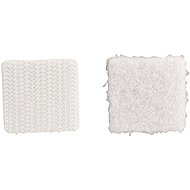 VELCRO Adhesive clips square 25 mm, 24 pcs, Velcro, white - Velcro Fastener
