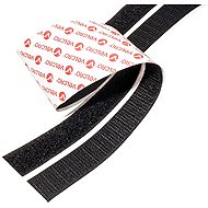 VELCRO Velcro tape, adhesive, 20 mm × 10 m, black - Velcro Fastener