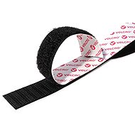 VELCRO Velcro tape, general purpose, adhesive, 20 mm × 5 m, black - Velcro Fastener