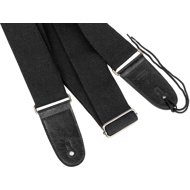 Veles-X Universal Cotton Guitar Strap GS02 Black - Guitar Strap
