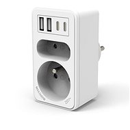 VELAMP Socket divider with USB - Splitter 