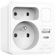 VELAMP Socket divider with USB and light - Splitter 