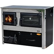 ABC CONCEPT 2 MAX THERMO P right - stainless steel HYDRO - Solid Fuel Stove