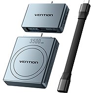Vention Cable-Free M.2 NVMe SSD Enclosure (USB 3.2 Gen 2 Type-C) + 3500mAh Power Bank (USB-C + USB-C - Hard Drive Enclosure