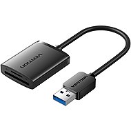 Vention 2-in-1 USB 3.0 A Card Reader (SD+TF) Black Dual Drive Letter 0.15M - Card Reader