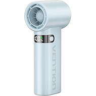 Vention USB 5V Speed (1-100) Adjustable Mini Handheld High-Speed Fan Blue LED Display Type - Fan