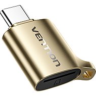 Vention USB 3.0 Type-C MicroSD Card Reader Gray Zinc Alloy Type - Kártyaolvasó