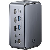 Vention USB-C to DP / HDMI*2 / USB 3.2 Gen 2 Type-C / USB 3.2 Gen 2 Type-A*2 / USB 2.0 / USB 2.0-C / SD/TF / RJ45 - Dockingstation