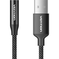 Vention 1-Port USB External Sound Card 1M Black (OMTP-CTIA) - External Sound Card 