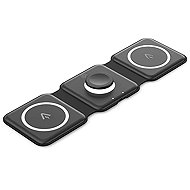 Vention 3in1 Portable Wireless Folding MagCharger, Black - Wireless Charger