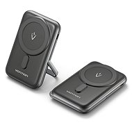 Vention 10000mAh Magnetic Wireless Power Bank (USB-C + Wireless) 20W Black - Power Bank