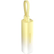 Vention 5000mAh Power Bank (USB-C + Lightning) 20W Yellow Light Indicator Display Type - Power Bank