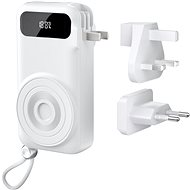 Vention 5-in-1 10000mAh Travel Power Bank 22.5W White LED Display Type - Power Bank
