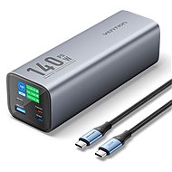 Vention 27000mAh Power Bank (USB-C + USB-C + USB-C + USB-A + USB-A) 140W Gray LED Display Type - Power Bank