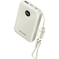 Vention 10000mAh Power Bank (USB-C + USB-C/USB-C/USB-A) 22.5W Beige (CCC certified) - Power Bank