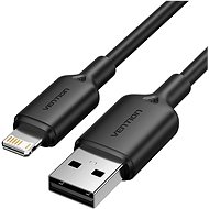 Vention USB 2.0 Type-A Male to Lightning Male 2.4A Cable 1M Black PVC Type - Data Cable