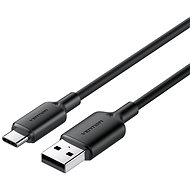 Vention USB 2.0 A Male to C Male 3A Cable 1M Black PVC Type - Data Cable
